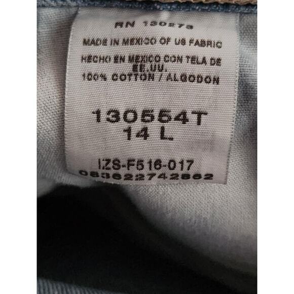 Riders By Lee Jeans Women's Size 14 Long Relaxed Straight med-wash - Picture 6 of 7